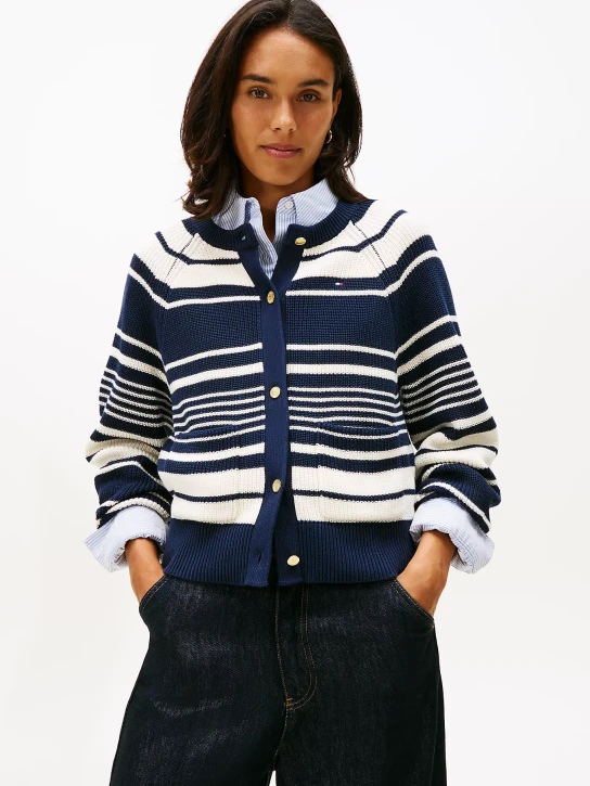 Tommy Hilfiger dámsky pruhovaný sveter