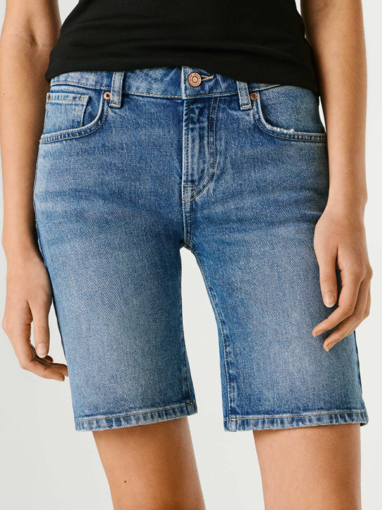 Pepe Jeans dámske modré džínsové šortky