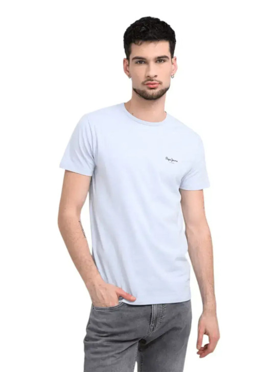 Pepe Jeans pánske bledo modré tričko