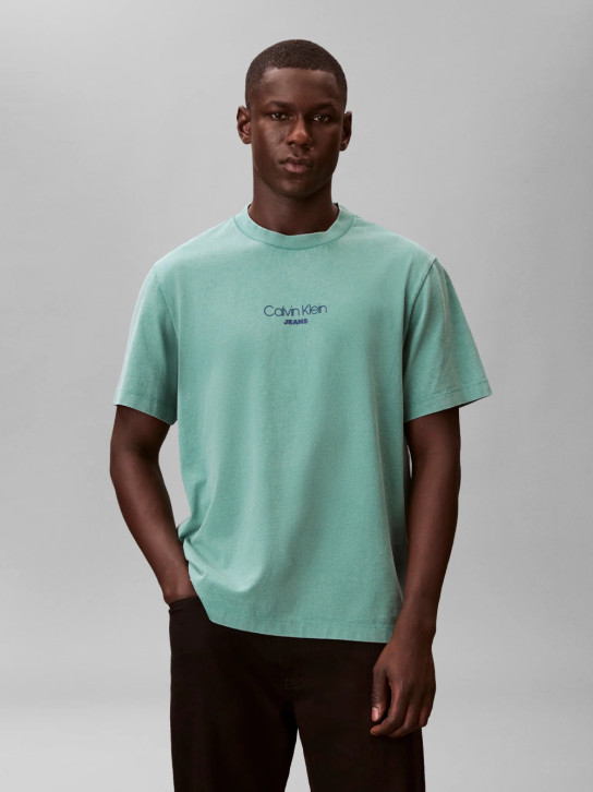 Calvin Klein pánske zelené tričko