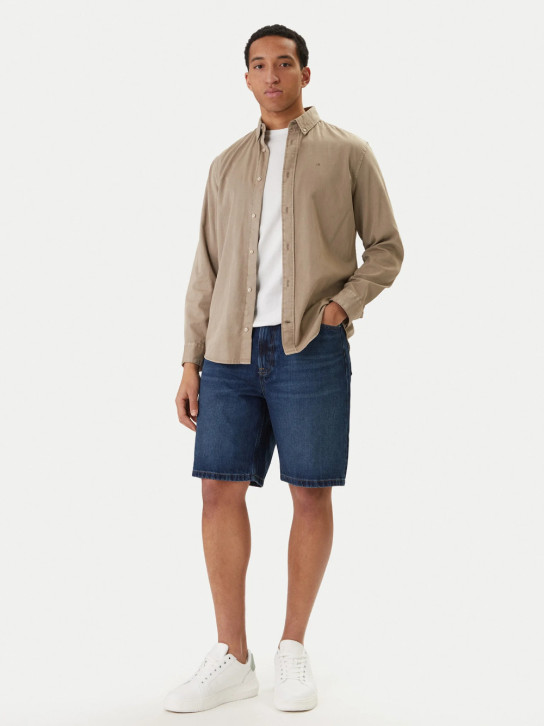 Calvin Klein pánske modré džínsové šortky