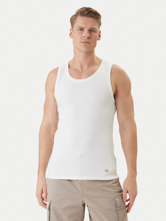 Calvin Klein pánske biele tričko