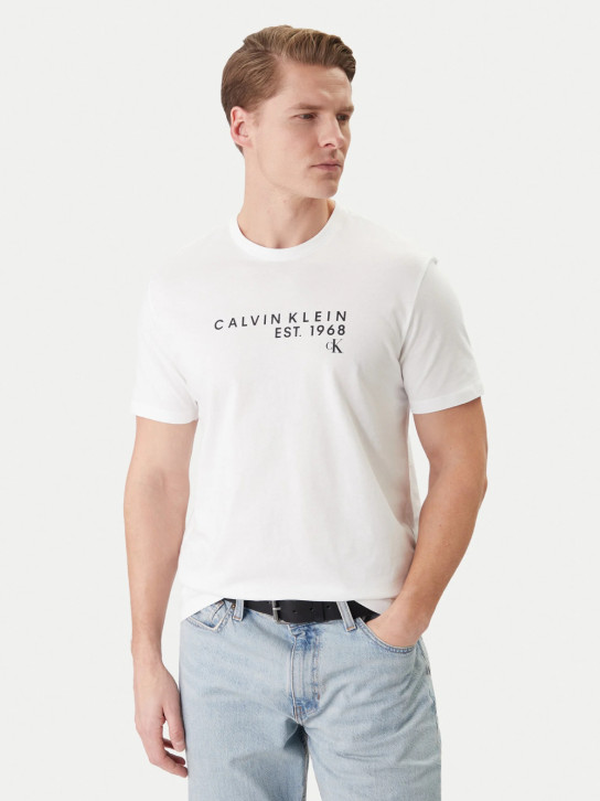 Calvin Klein pánske biele tričko