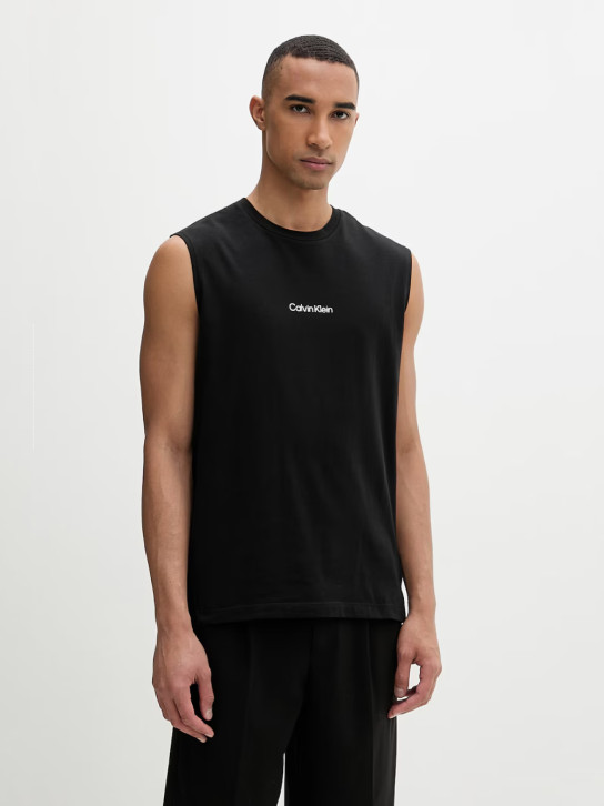 Calvin Klein pánsky čierny nátelník