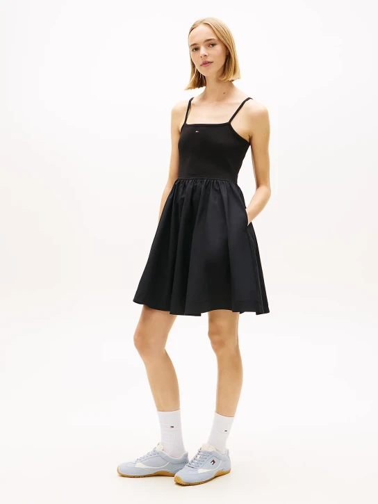 Tommy Jeans dámske čierne šaty