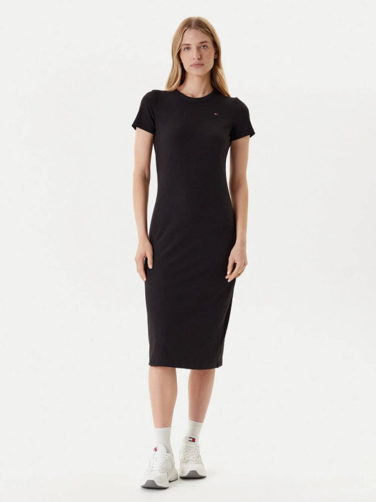 Tommy Jeans dámske čierne šaty