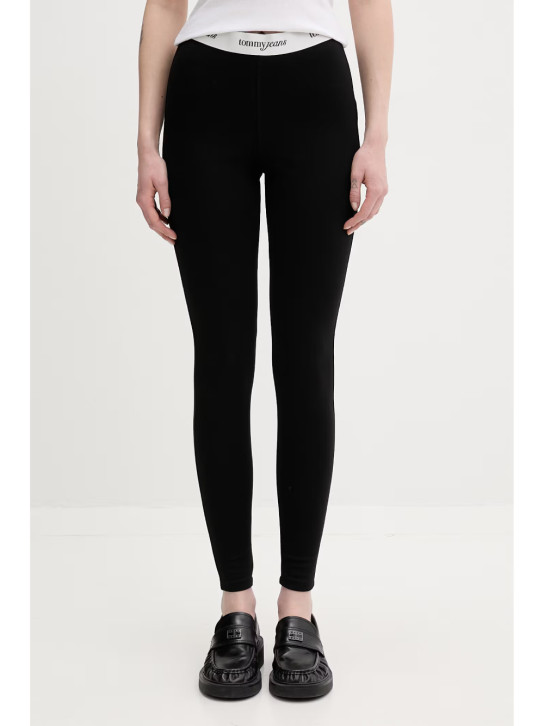   Tommy Jeans dámske čierne legíny