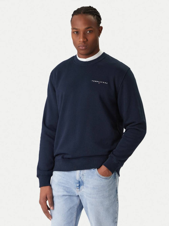 Tommy Jeans pánska modrá mikina