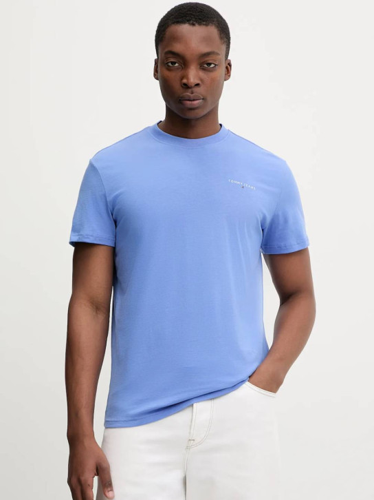 Tommy Jeans pánske modré tričko