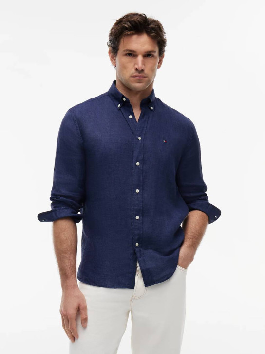 Tommy Hilfiger pánska modrá košeľa