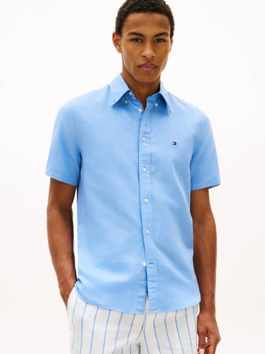 Tommy Hilfiger pánska modrá košeľa