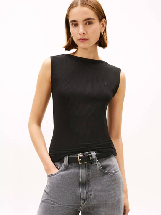 Tommy Hilfiger dámske čierne tielko