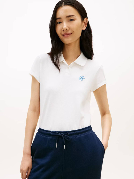 Tommy Hilfiger dámska biele polo tričko
