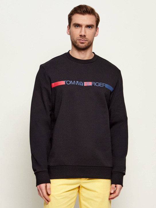 Tommy Hilfiger pánska čierna mikina