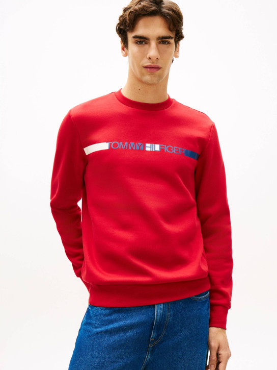 Tommy Hilfiger pánska červená mikina