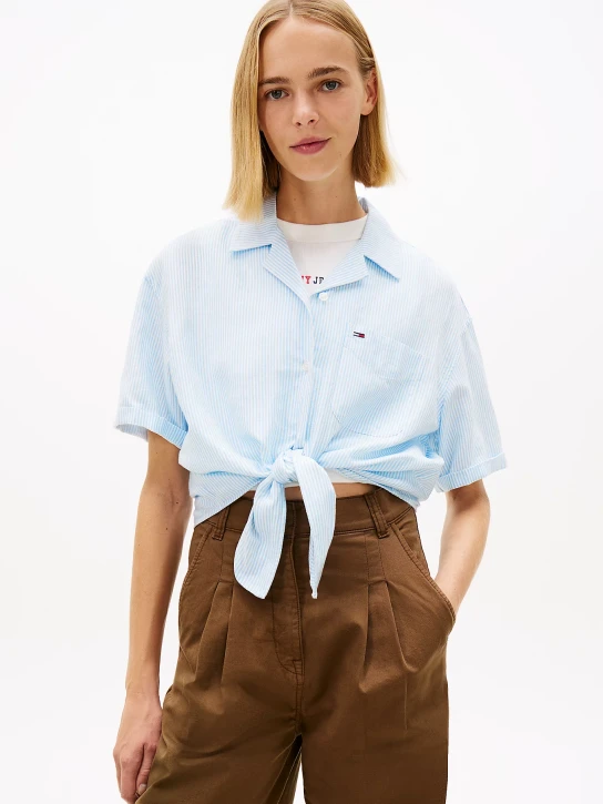Tommy Jeans dámska pruhovaná košeľa