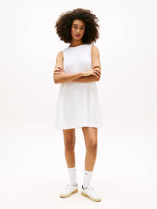 Tommy Jeans dámske biele šaty