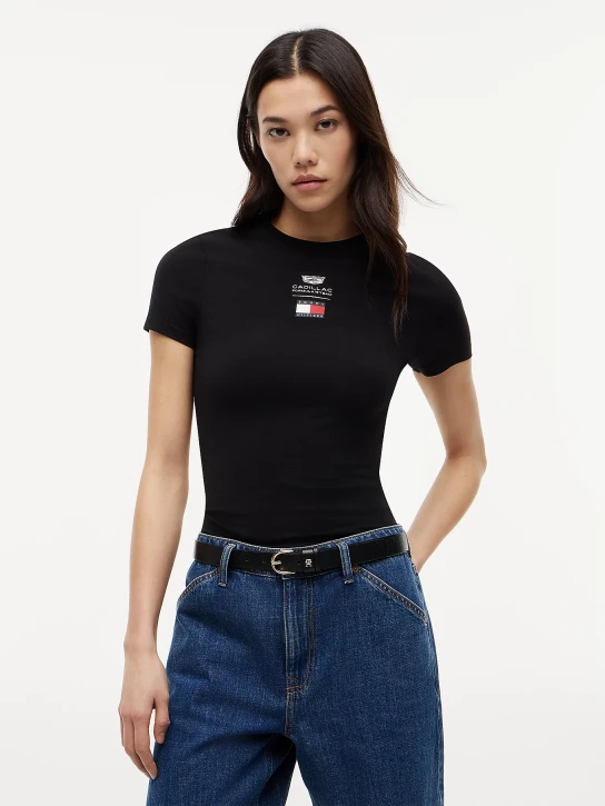 Tommy Hilfiger dámske čierne tričko
