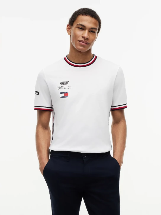 Tommy Hilfiger pánske biele tričko