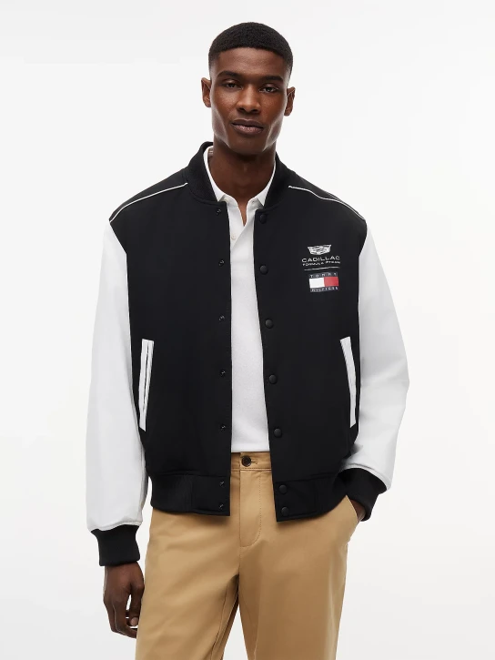 Tommy Hilfiger pánsky čiernobiely bomber