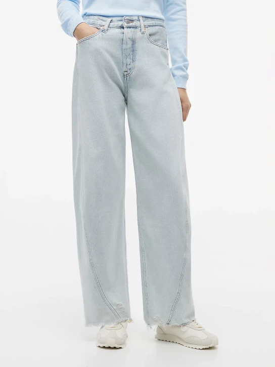 Tommy Jeans dámske svetlo modré džínsy