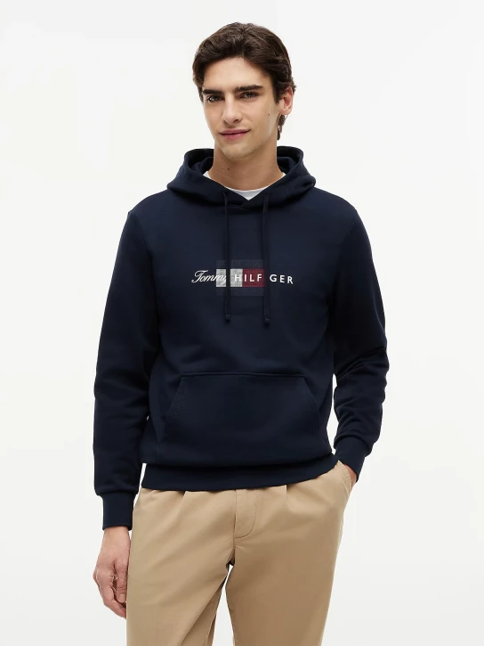 Tommy Hilfiger pánska tmavo modrá mikina
