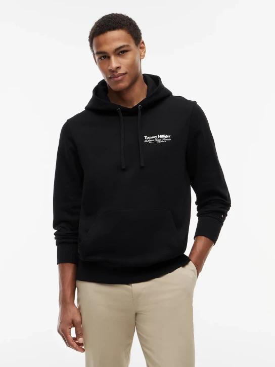 Tommy Hilfiger pánska čierna mikina