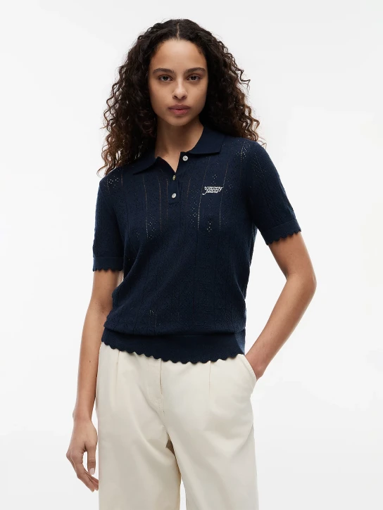 Tommy Jeans dámske svetrové polo tričko