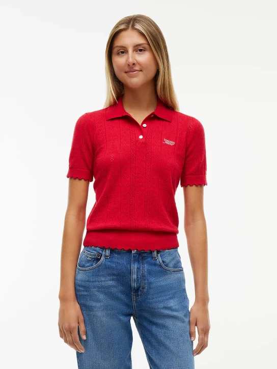 Tommy Jeans dámske svetrové polo tričko