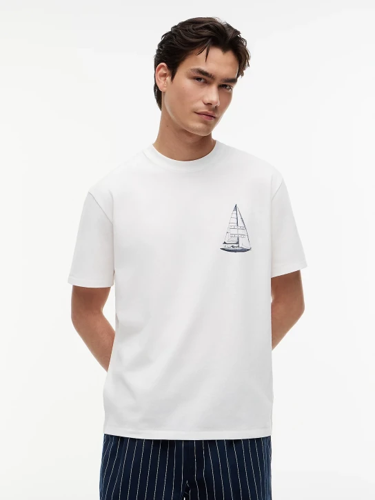 Tommy Hilfiger pánske biele tričko