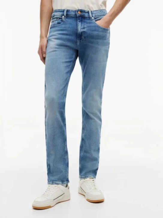 Tommy Jeans pánske modré džínsy