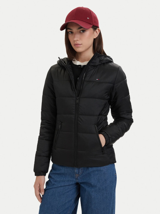 Tommy Jeans dámska čierna bunda