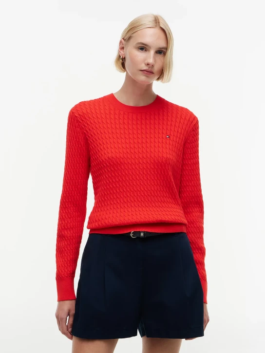 Tommy Hilfiger dámsky červený sveter