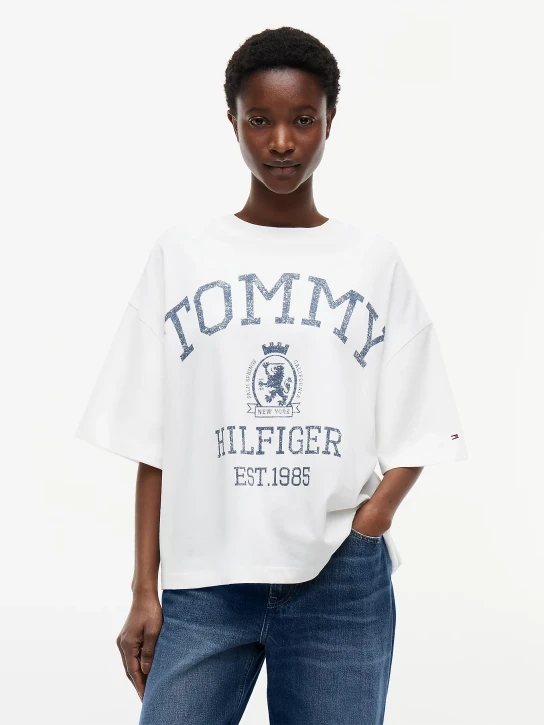 Tommy Hilfiger dámske biele tričko