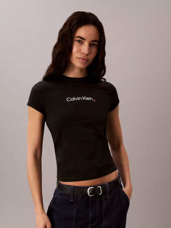 Calvin Klein dámske čierne tričko