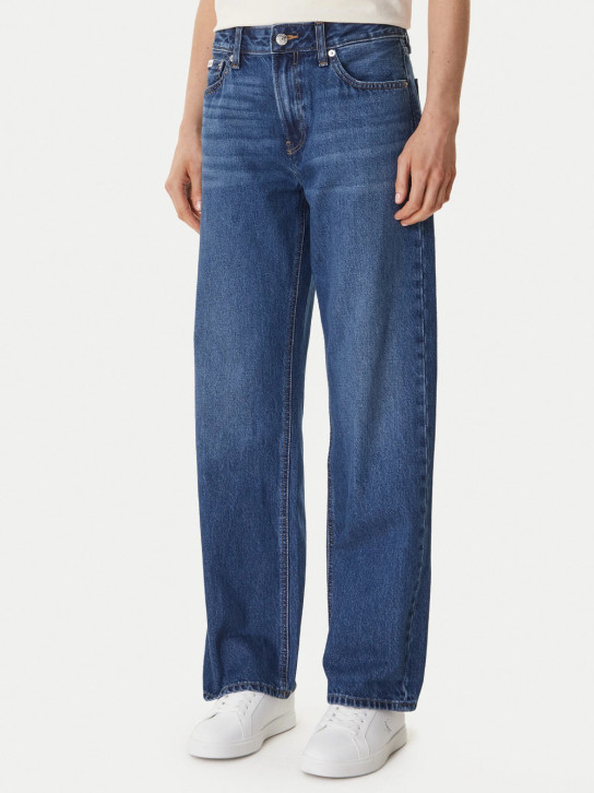 Calvin Klein dámske modré džínsy