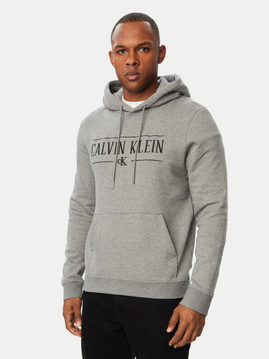 Calvin Klein pánska tmavo šedá mikina