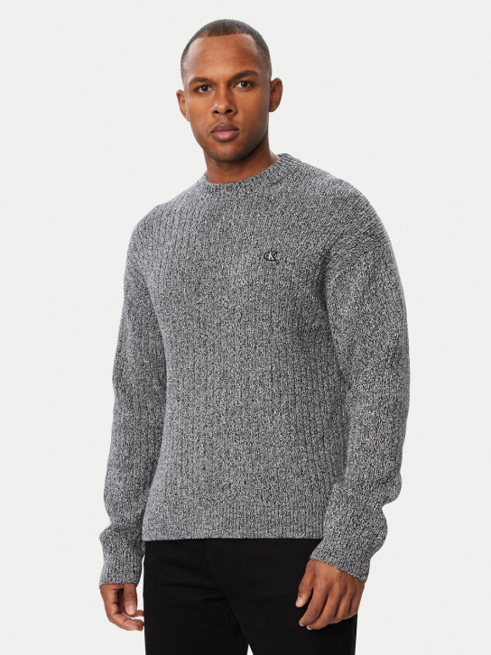 Calvin Klein pánsky tmavo šedý sveter