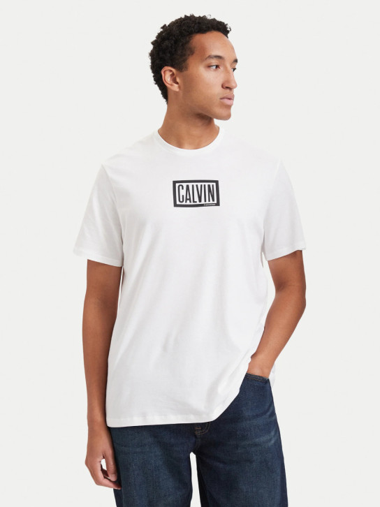 Calvin Klein pánske biele tričko