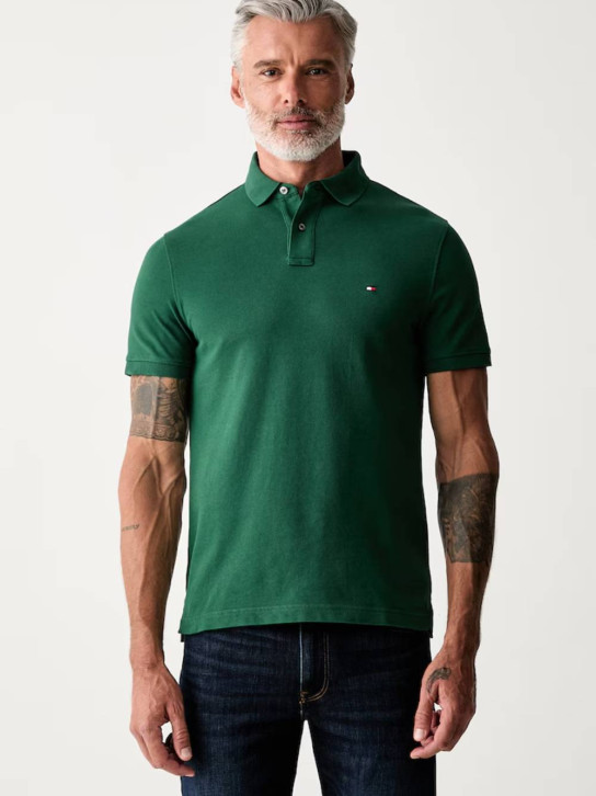 Tommy Hilfiger pánske zelené polo tričko