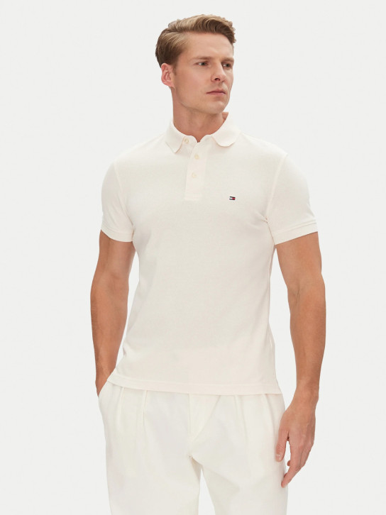 Tommy Hilfiger pánske krémové polo tričko