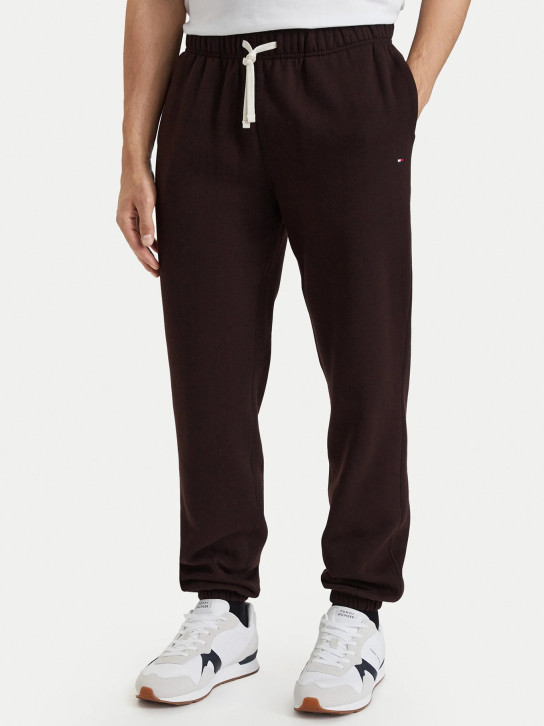 Tommy Hilfiger pánske tmavo hnedé tepláky