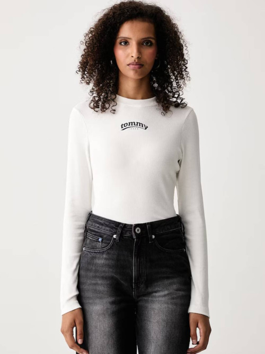 Tommy Jeans dámske biele tričko