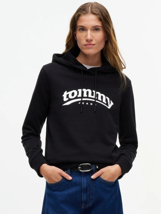 Tommy Jeans dámska čierna mikina