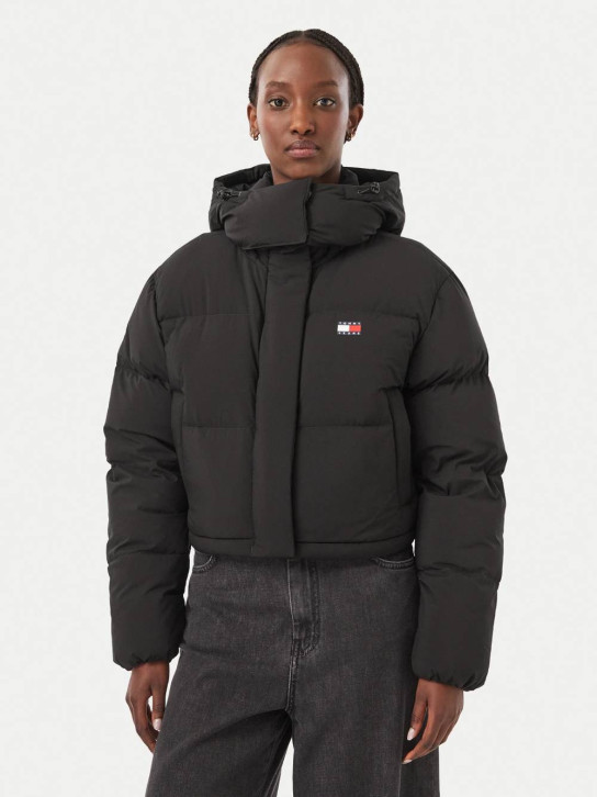 Tommy Jeans dámska čierna bunda