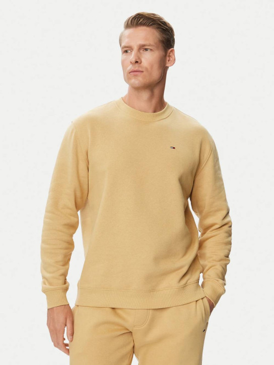 Tommy Jeans pánska béžová mikina