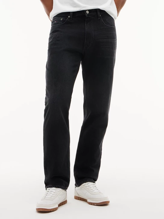 Tommy Jeans pánske čierne džínsy