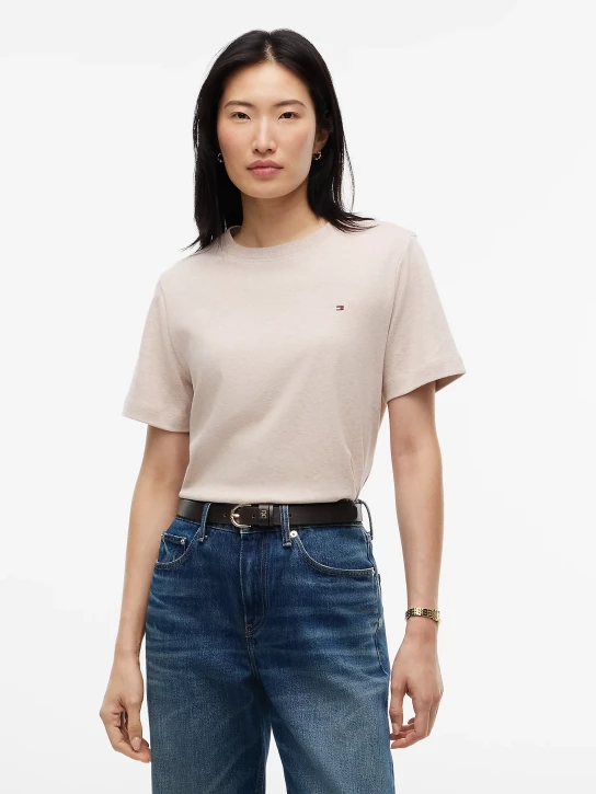 Tommy Hilfiger dámske béžové tričko
