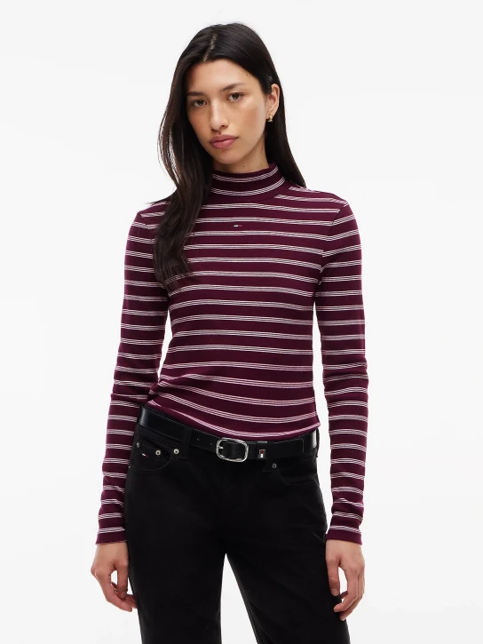 Tommy Jeans dámsky pruhovaný rolák