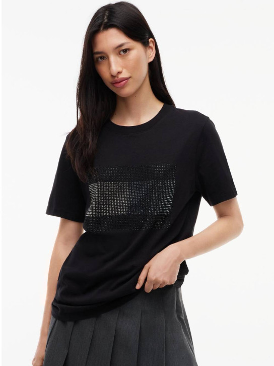 Tommy Jeans dámske čierne tričko